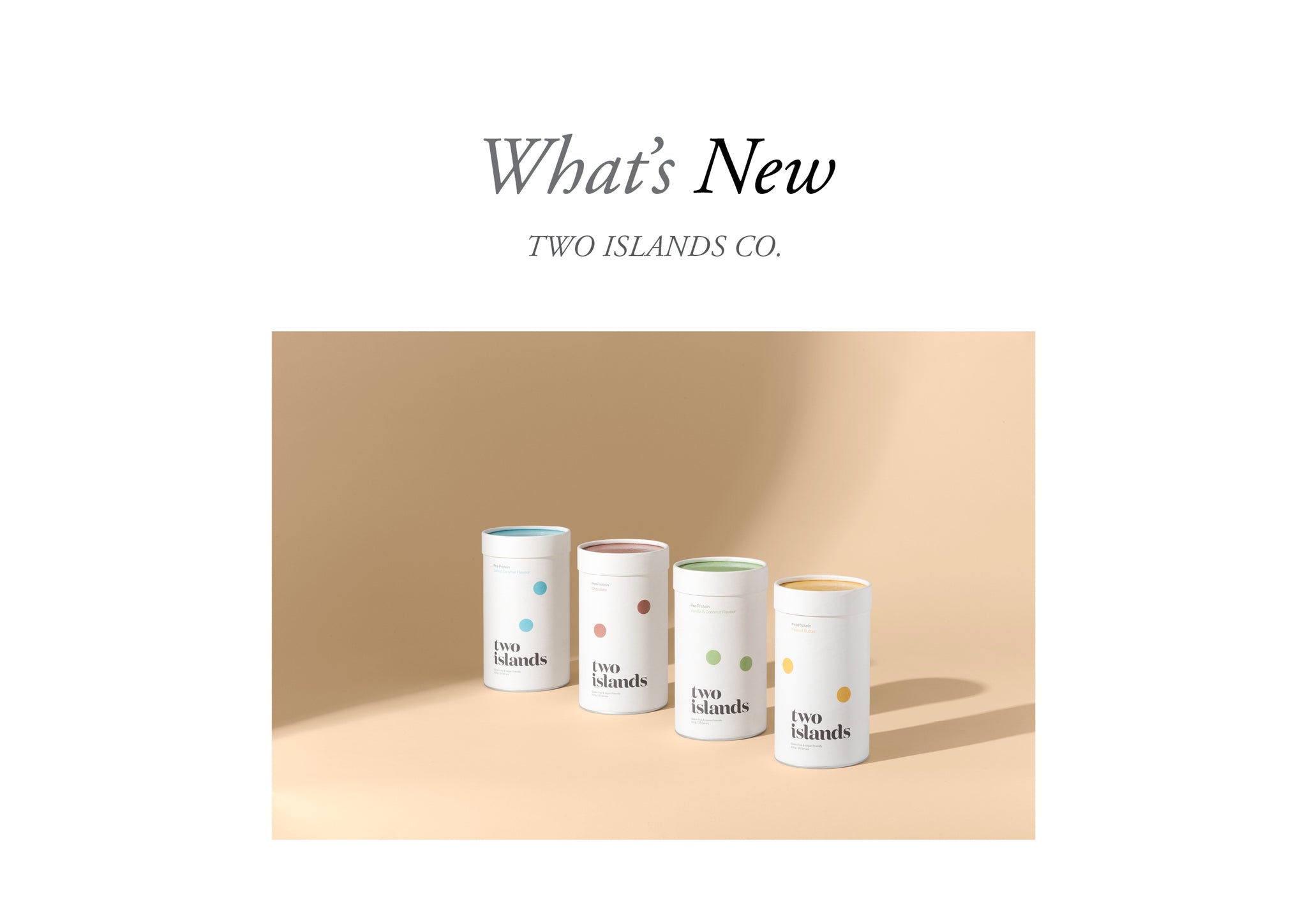 NEW Two Islands Collagen Beauty Powder and Protein Powder Range
