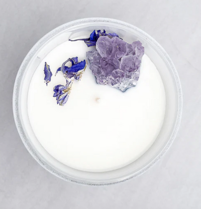 Opal + Sage Amethyst Candle Large