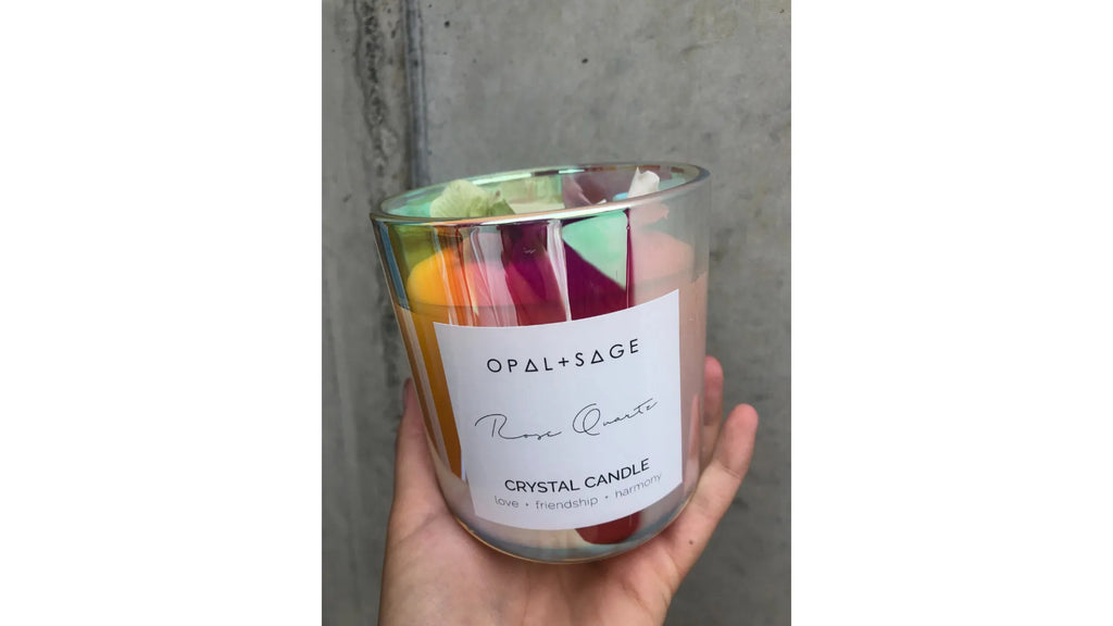 Opal + Sage Rose Quartz Dream Jar